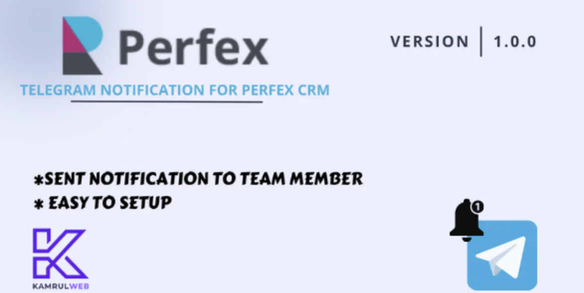 Telegram Notification | Perfex CRM