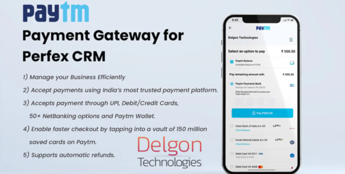 Paytm Payment | Perfex CRM