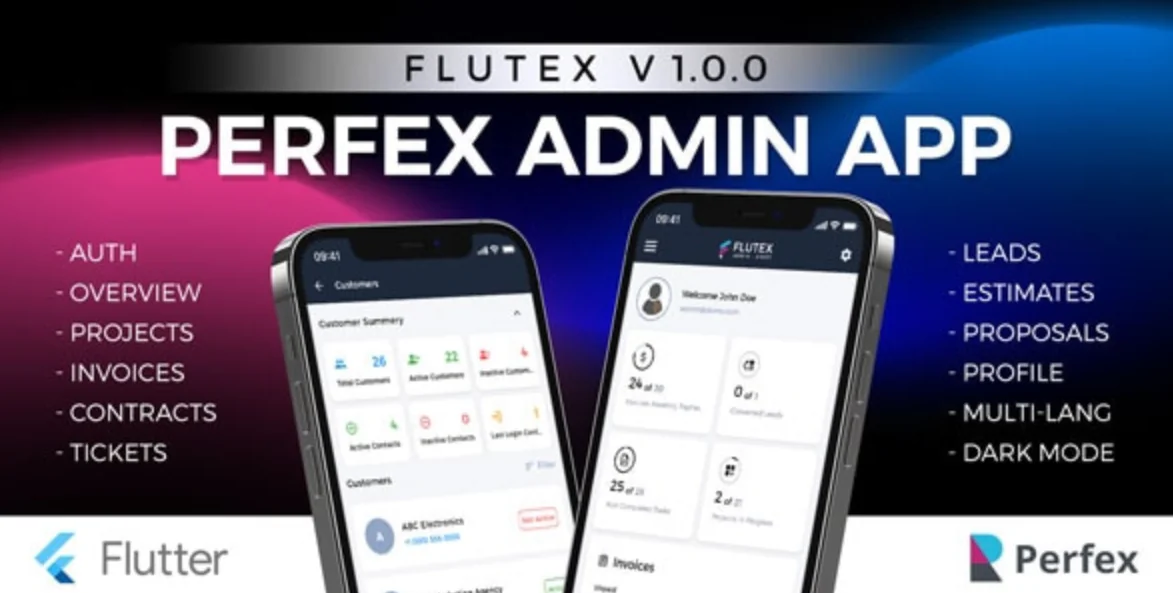 Flutex - Perfex CRM Admin / Staff Mobile App