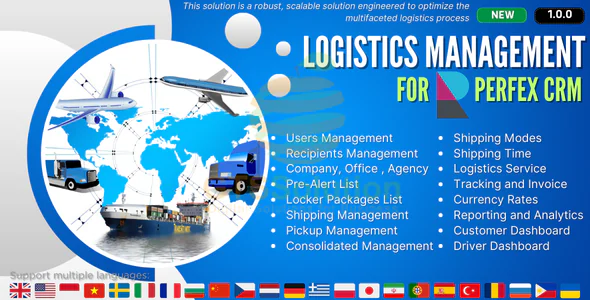 Módulo de Gestão Logística | Perfex CRM