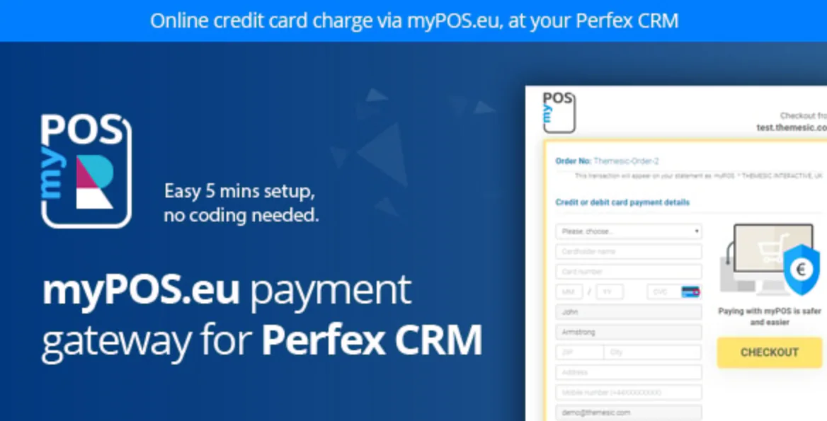 myPOS Payment Gateway | Perfex CRM