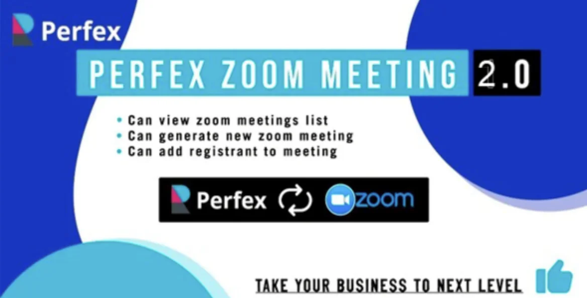 Zoom Meeting | Perfex CRM