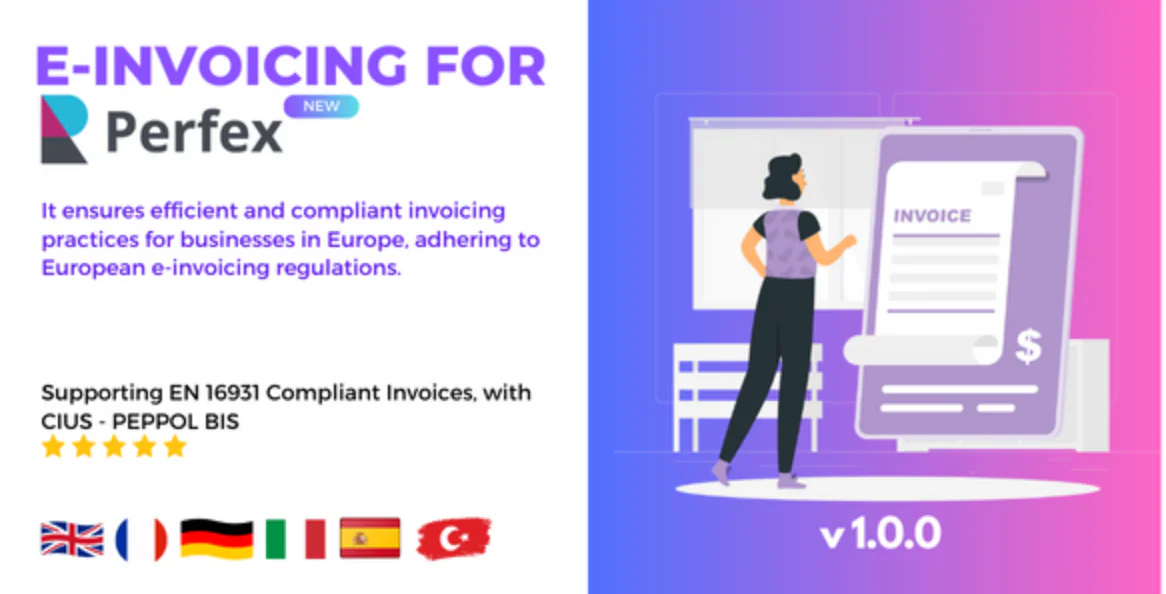 E-Invoicing - European Compliant Invoicing | Perfex CRM
