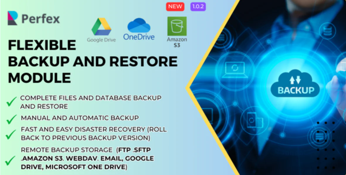 Flexible Backup and Restore | Perfex CRM