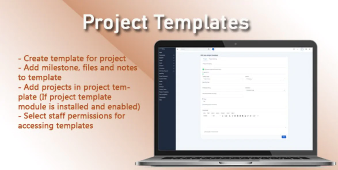Project Templates | Perfex CRM