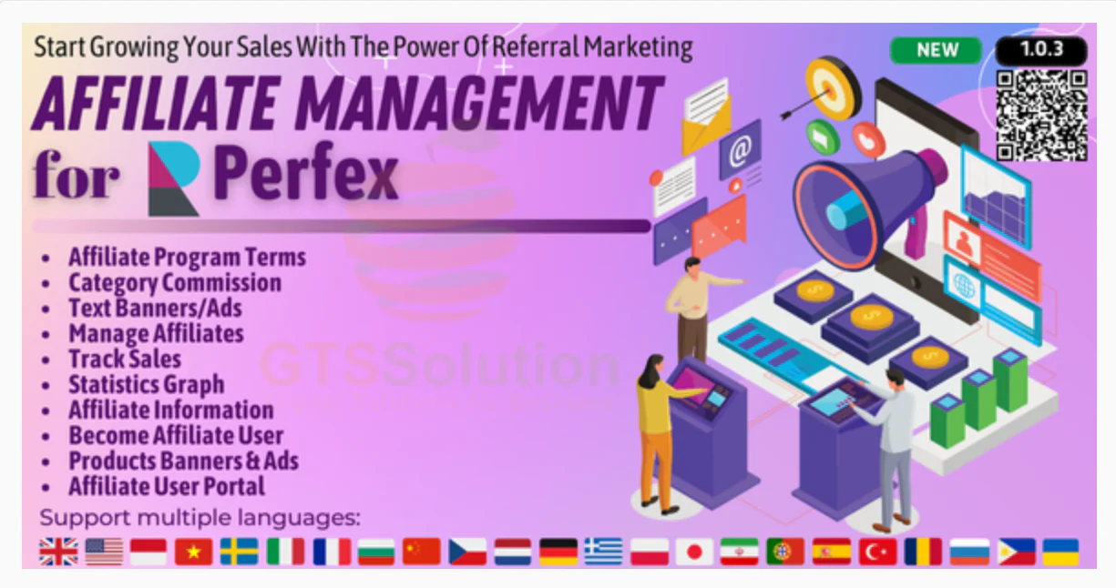Affiliate Management module | Perfex CRM