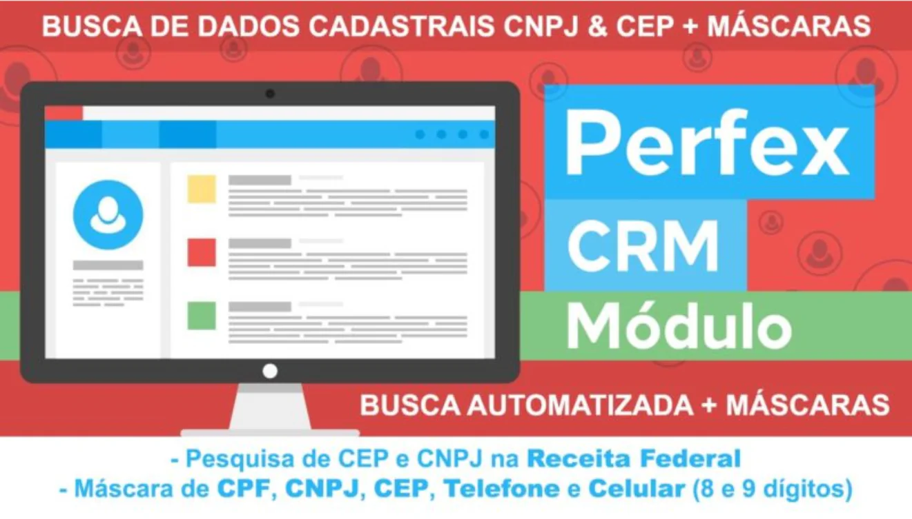 Módulo Máscaras + Busca Automatizada CNPJ e CEP | Perfex CRM (INSTALAÇÃO MANUAL)