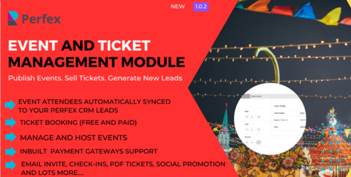 Event Management and Ticket Booking | Perfex CRM