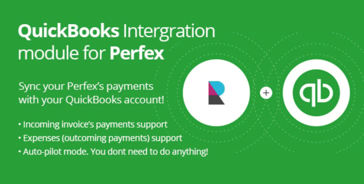 QuickBooks | Perfex CRM - Sincronize faturas, pagamentos e despesas