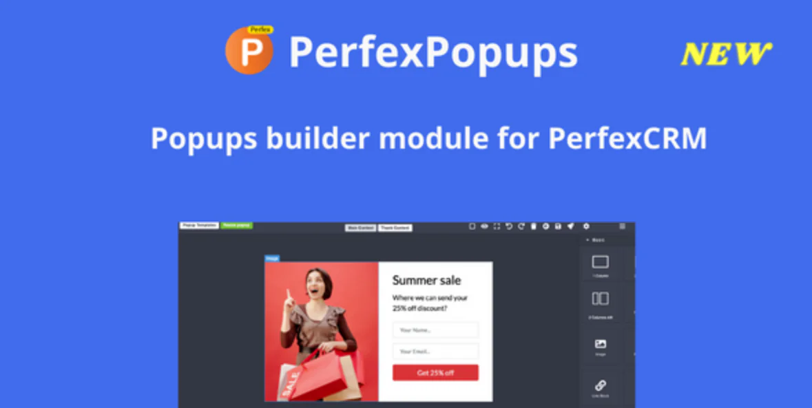 PerfexPopup - Popups builder | PerfexCRM