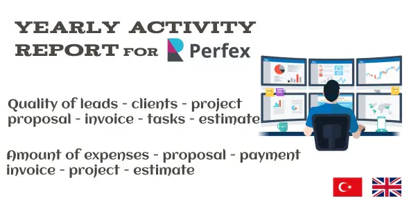 Yearly Activity Report Module para Perfex CRM