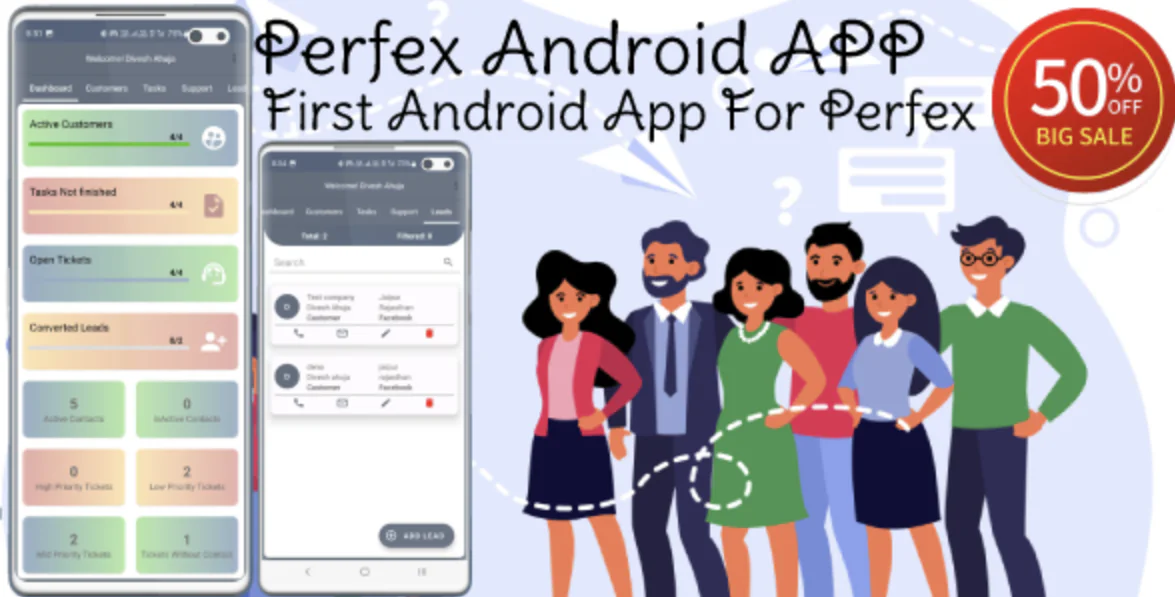 Perfex Android App (Lead Management App)