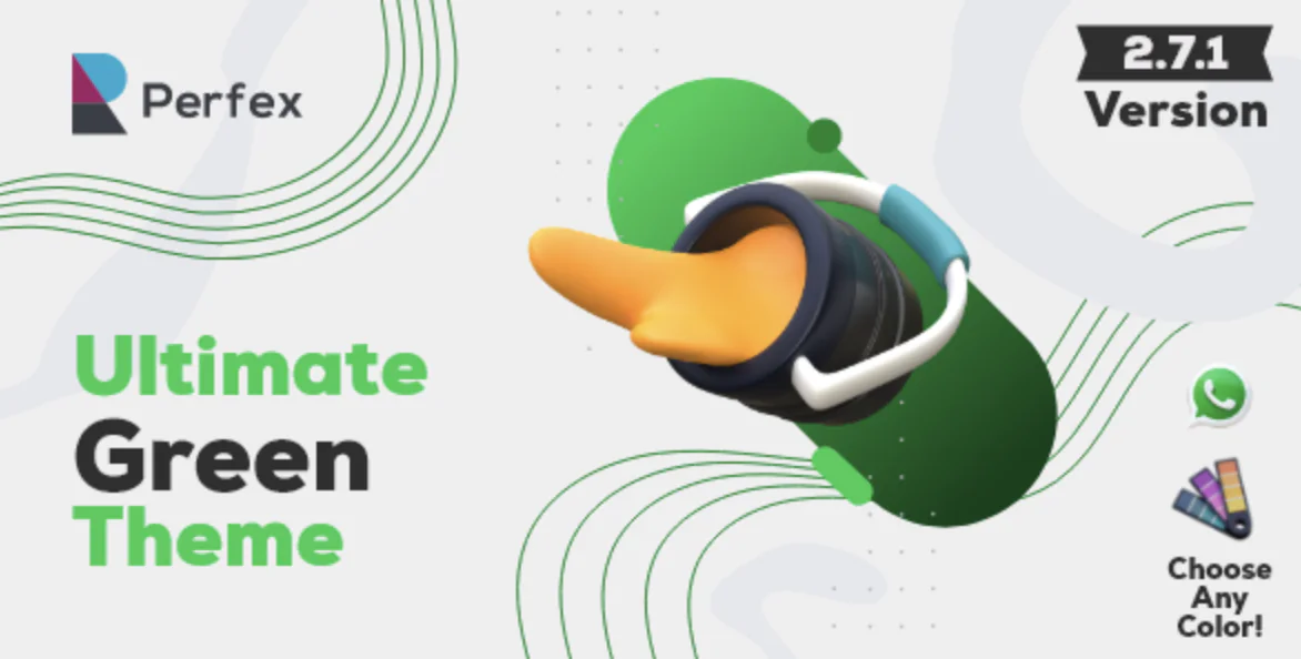 Ultimate Green Theme | Perfex CRM