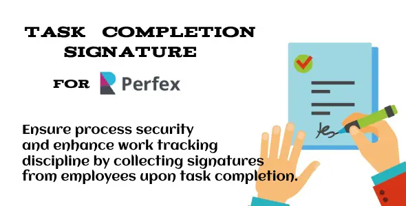 Task Signature Module para Perfex CRM