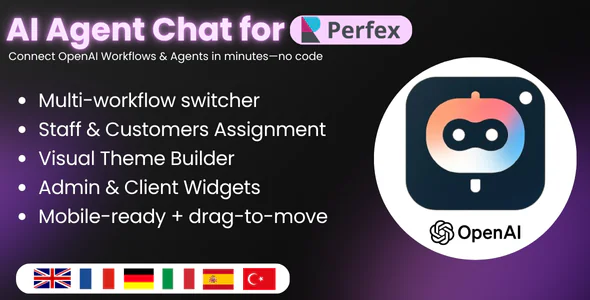 OpenAI Agents & Workflows para Perfex CRM